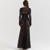 Lace Cappa  Dress Two-piece Elegant Skirt