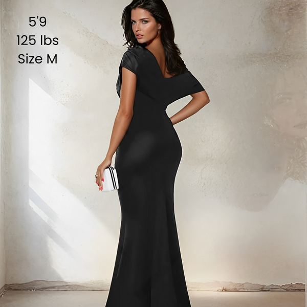 Sleeveless Bodycon Maxi Formal Dress