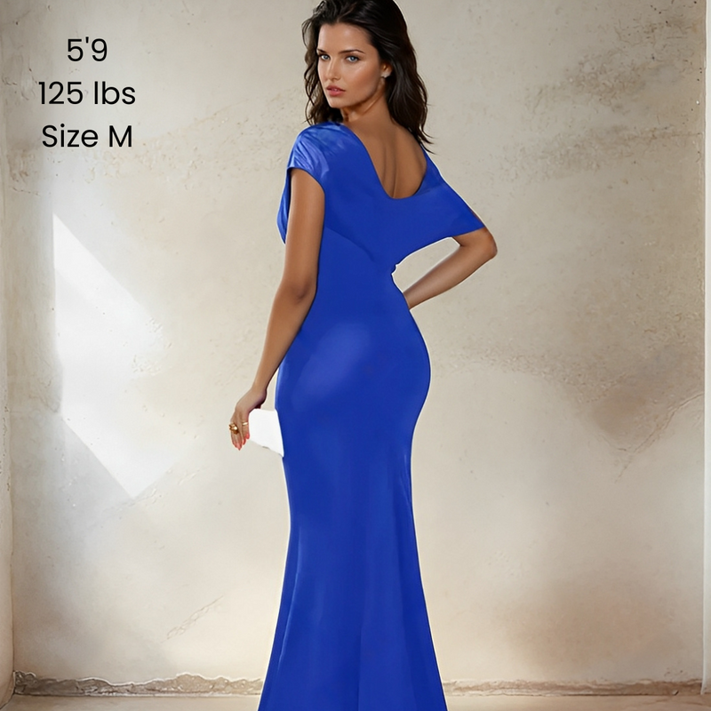 Sleeveless Bodycon Maxi Formal Dress