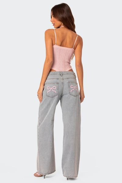 Emma Bow Tie Jeans