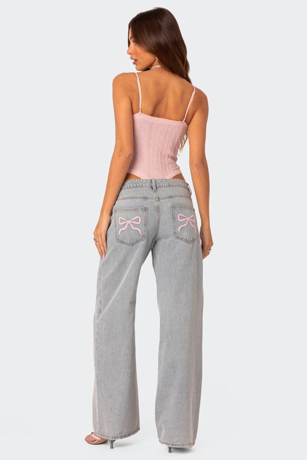 Emma Bow Tie Jeans