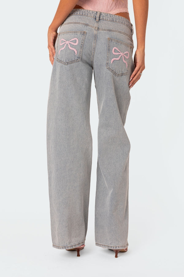 Emma Bow Tie Jeans