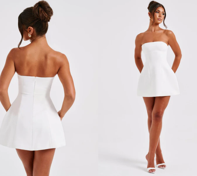 ASHA MINI DRESS - BLACK