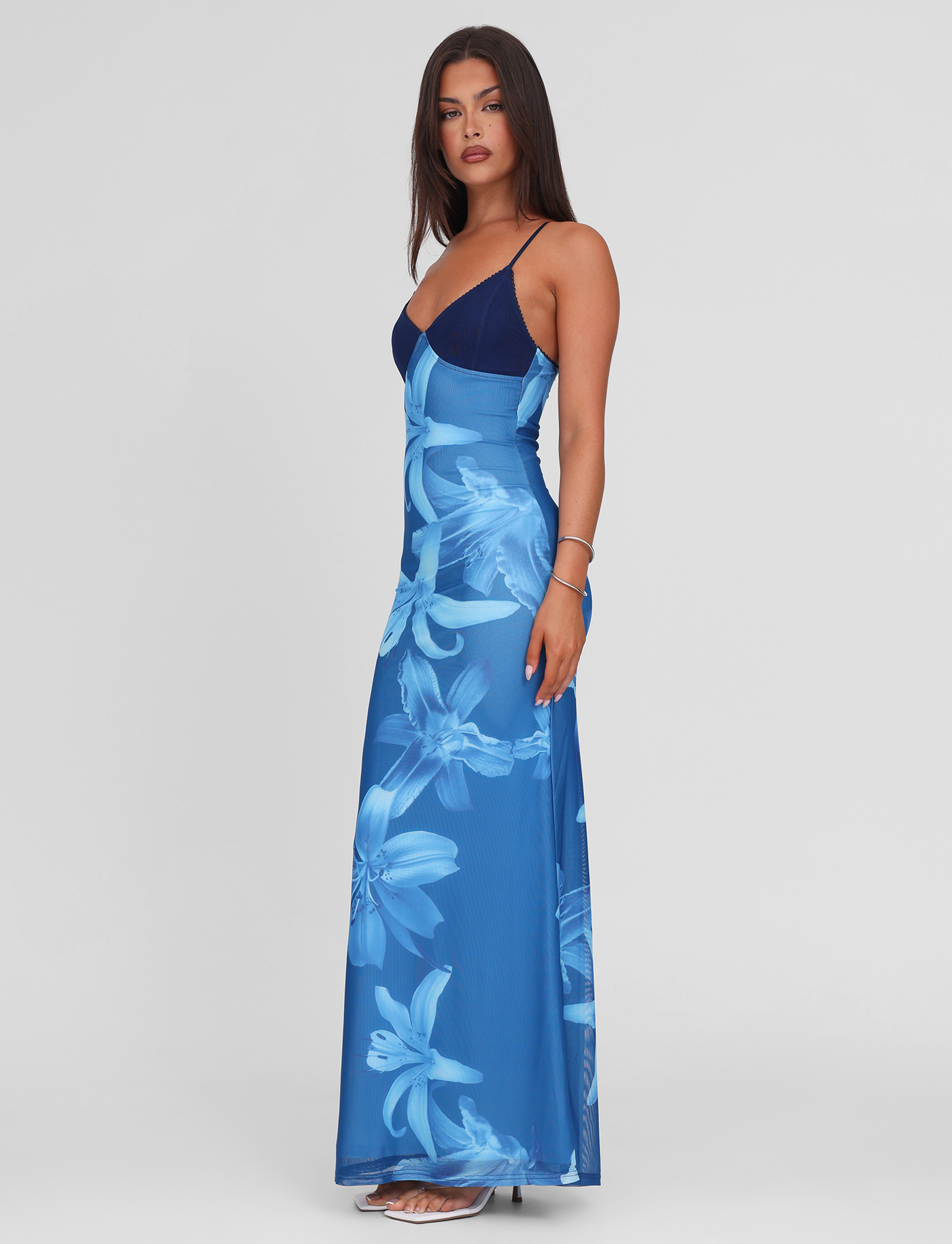 ALAINA DRESS - BLUE ORCHID