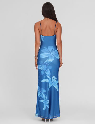 ALAINA DRESS - BLUE ORCHID