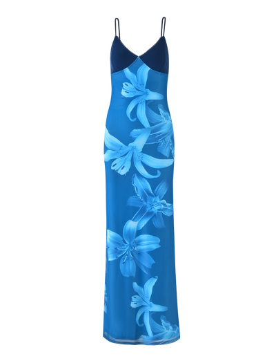 ALAINA DRESS - BLUE ORCHID
