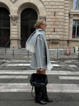 Merino | Luxury coat with scarf