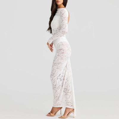 Backless Lace Maxi Dresses