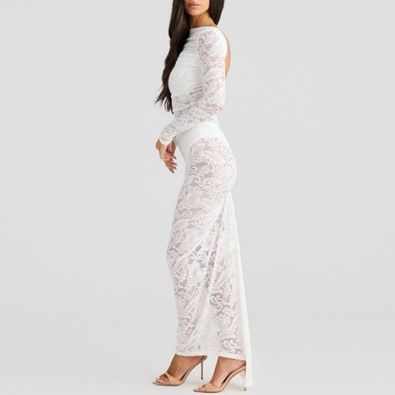 Backless Lace Maxi Dresses